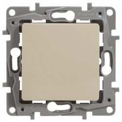 Кнопка 1-клавишная, цвет слоновая кость, Legrand Etika 672314