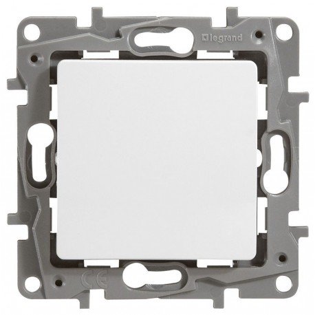 Переключатель 1- клавишный, цвет белый, Legrand Etika 672205