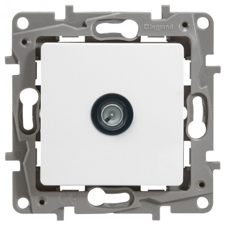 Розетка TV конечная, 2400 МГц, 10дб, цвет белый, Legrand Etika 672265