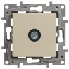 Розетка TV проходная, 2400 МГц, 14дб, цвет слоновая кость, Legrand Etika 672363