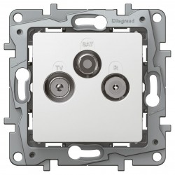 Розетка TV-Спутник, 2400МГц, 2дб, цвет белый, Legrand Etika 672256