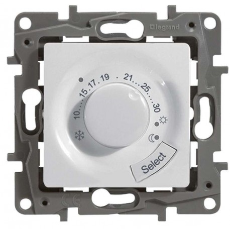 Термостат для тёплых полов, цвет слоновая кость, Legrand Etika 672330