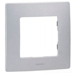 Рамка 1-а колір алюміній, Legrand Etika