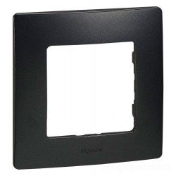 Рамка 1-я, цвет антрацит, Legrand Etika 672581