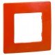 Рамка 1-я, цвет красный, Legrand Etika 672531