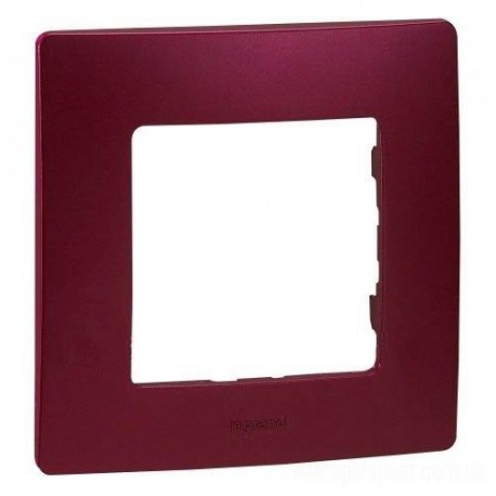Рамка 1-я, цвет сливовый, Legrand Etika 672561