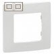 Рамка 2-а, колір білий, Legrand Etika