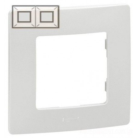 Рамка 2-я, цвет белый, Legrand Etika 672502