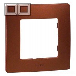 Рамка 2-я, цвет какао, Legrand Etika 672572