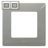 Рамка 2-я, цвет светлая галька, Legrand Etika 672522