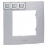 Рамка 3-я, цвет алюминий, Legrand Etika 672553