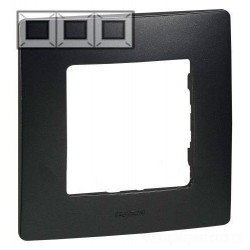 Рамка 3-я, цвет антрацит, Legrand Etika 672583