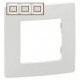 Рамка 3-а, колір білий, Legrand Etika