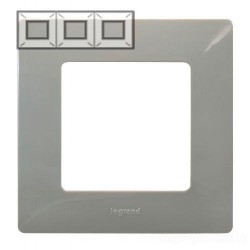 Рамка 3-я, цвет светлая галька, Legrand Etika 672523