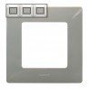 Рамка 3-я, цвет светлая галька, Legrand Etika 672523
