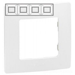 Рамка 4-я, цвет белый, Legrand Etika 672504