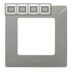 Рамка 4-я, цвет светлая галька, Legrand Etika 672524