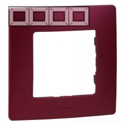 Рамка 4-а, колір сливовий, Legrand Etika