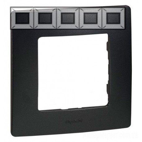 Рамка 5-а, колір антрацит, Legrand Etika