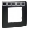 Рамка 5-а, колір антрацит, Legrand Etika