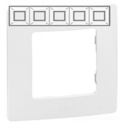 Рамка 5-а, колір білий, Legrand Etika