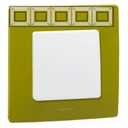 Рамка 5-я, цвет зеленый папоротник, Legrand Etika 672545