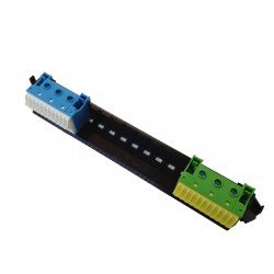 Тримач з клемами PE і N: 11xN + 11xPE / 3xN + 3xPE, VZ461 Hager