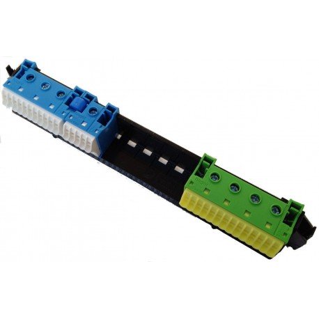 Держатель с клеммами PE и N: 16xN+14xPE / 4xN+4xPE, VZ462 Hager
