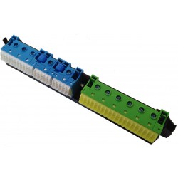 Тримач з клемами PE і N: 21xN + 20xPE / 5xN + 6xPE, VZ464 Hager