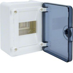 Щит зовнішній Hager Golf VS104TD, 4 модуля прозорі дверцята