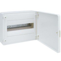 Щит зовнішній Hager Golf VS112PD, 12 модулів білі дверцята