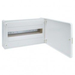 Щит зовнішній Hager Golf VS118PD, 18 модулів білі дверцята