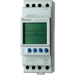 Реле времени Astro, недельное, 1CO, 16A, 230В AC, электронное, LCD, модульное, 129182300000 Finder