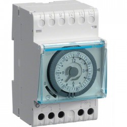 Таймер аналоговий, тижневий, Hager, EH171