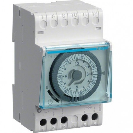 Таймер аналоговий, тижневий, Hager, EH171