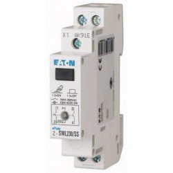 Переключатель, 2НО, светодиод 230В, Z-SWL230/SS, 276306 Eaton