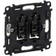 Механизм переключателя 2-клавишного, Valena Life/Allure, Legrand 752028
