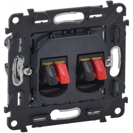 Механизм розетки акустической двойной, Valena Life/Allure, Legrand 753078