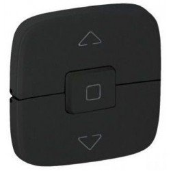 Лицевая панель механизма управления жалюзи, цвет черный, Valena Allure, Legrand 755148