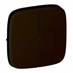 Лицевая панель переключателя промежуточного 1-клавишного, цвет черный, Valena Allure, Legrand 755078