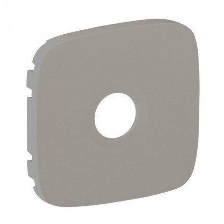 Лицьова панель розетки TV, колір алюміній, Valena Allure