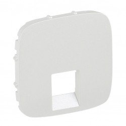 Лицевая панель розетки компьютерной RJ11, RJ45, одинарной, цвет перламутр, Valena Allure 755419