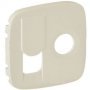 Лицевая панель ТV+RJ45, цвет слоновая кость, Valena Allure, Legrand