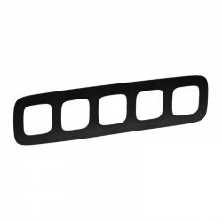 Рамка 5-я цветцвет матовий чорний, Valena Allure, Legrand