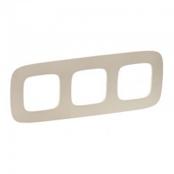 Рамка 3-я цвет тиснение бежевое, Valena Allure 754383