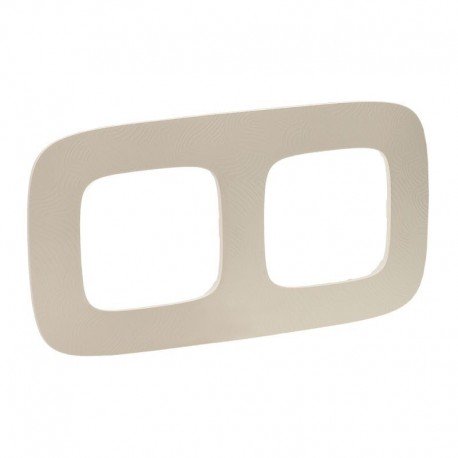 Рамка 2-а колір тиснення бежеве, Valena Allure