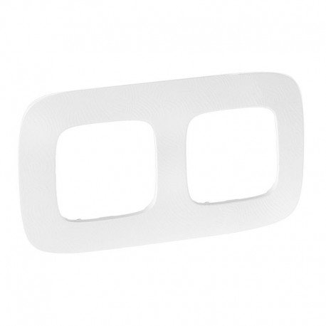 Рамка 2-я цвет тиснение белое, Valena Allure 754372