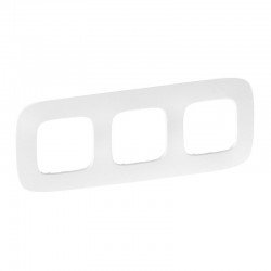 Рамка 3-я цвет тиснение белое, Valena Allure 754373