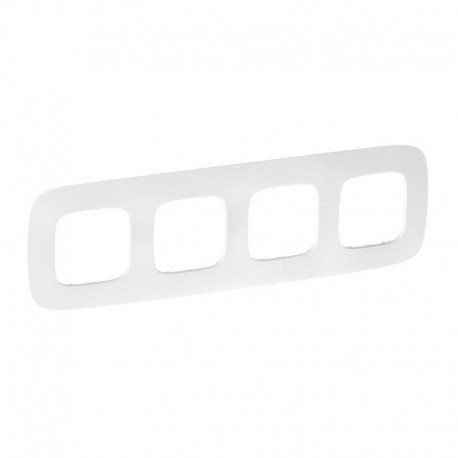 Рамка 4-а колір тиснення біле, Valena Allure