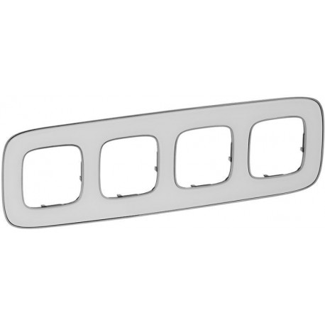 Рамка 4-я цвет зеркало, Valena Allure 754424